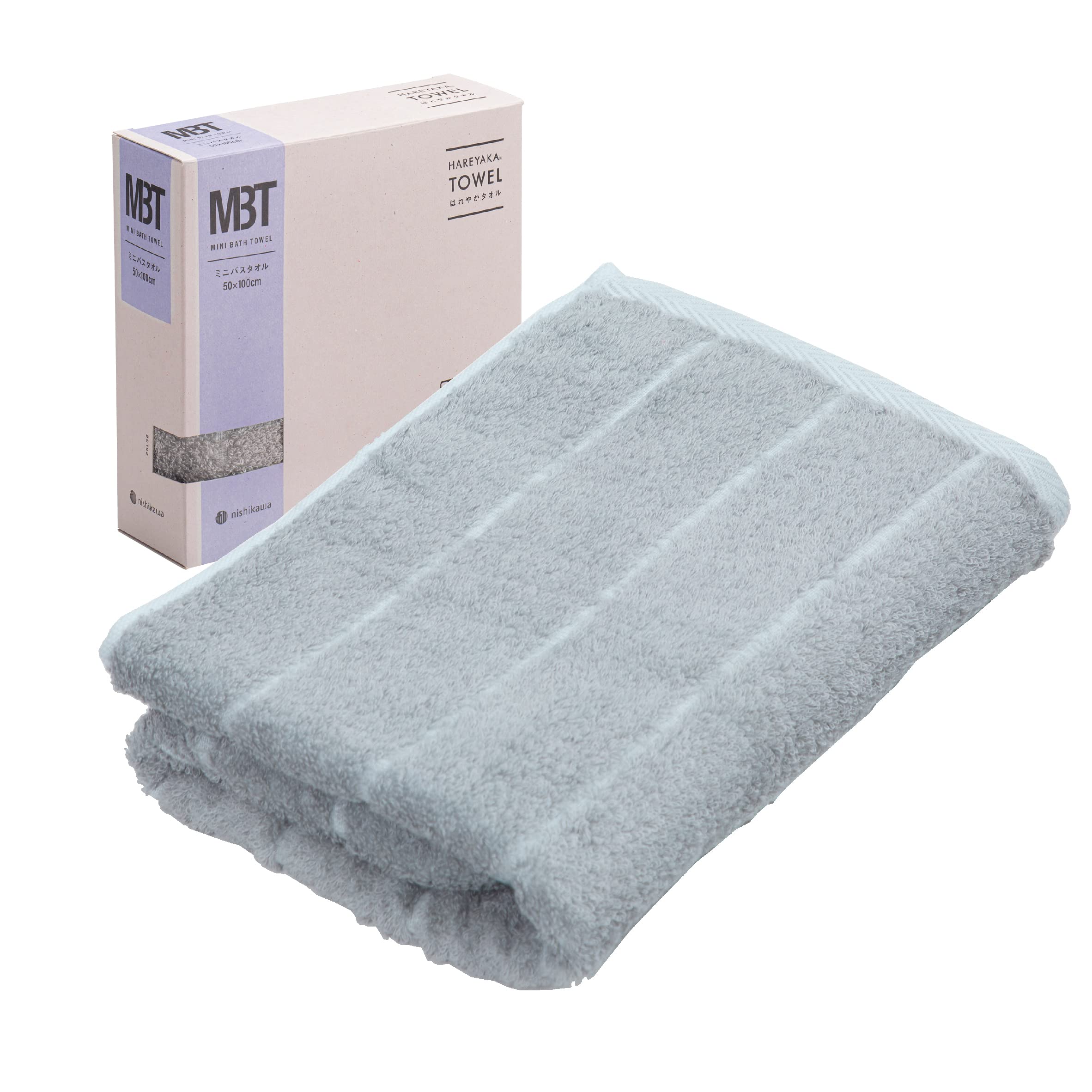 

nishikawa Мини-банное полотенце 50X100 см Сделано в Imabari Sunny Towel Антибактериальное и устойчивое к запахам Чистое Сделано в Японии Серебряный TT12353671 [Nishikawa] серебряный