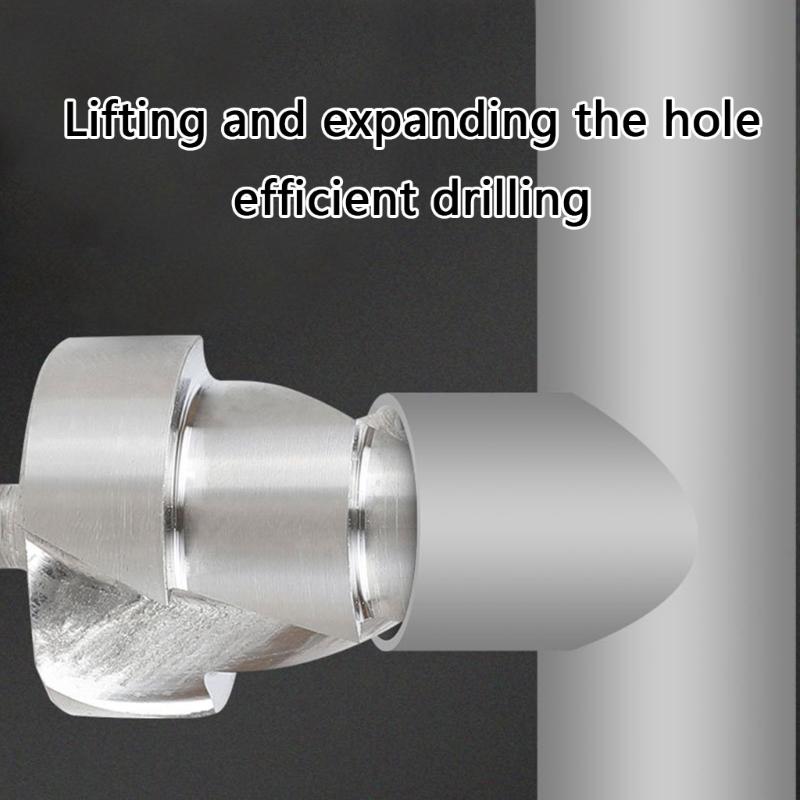 Steel Double/Triple Edged PVC Lifting Stepped Drill Bit for Precise Water Pipe Cutting Hole Expansion Hole Opener Tool