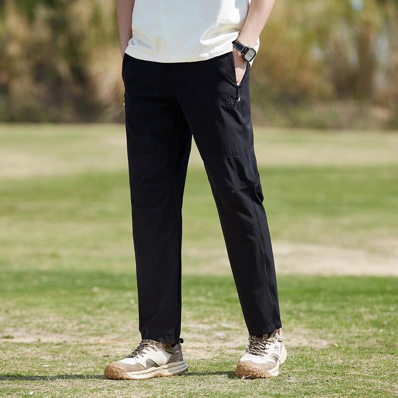 Jeep Men's Spring/Autumn Quick-Dry Casual Cargo Pants
