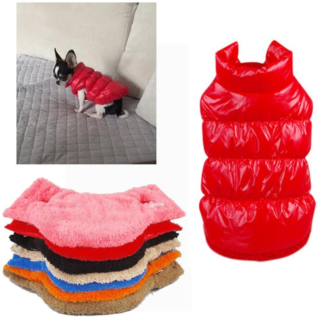 And Winter Pet Color Coat Down Jacket Vest Thickened Pet Clothes