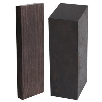 Ebony Wooden Lumber Blank 120x40x10/50mm Carving Wood Blocks Unfinished Wood Block DIY Material for Music Instrument