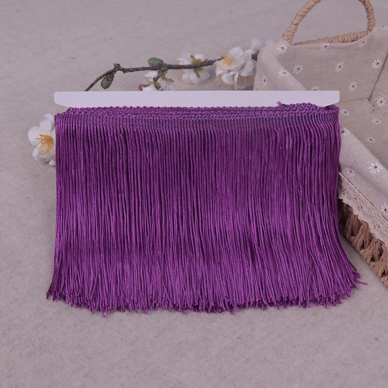 Polyester Fringe Tassel Trim (10-20cm) for Stage Costumes, Curtains, Carpets, and Lace Decorations