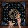 Tarots Tablecloth Divinations Table Cover Astrology Oracles Board Game Mat Square Shape Pendulums Altar Table Deck Cloth