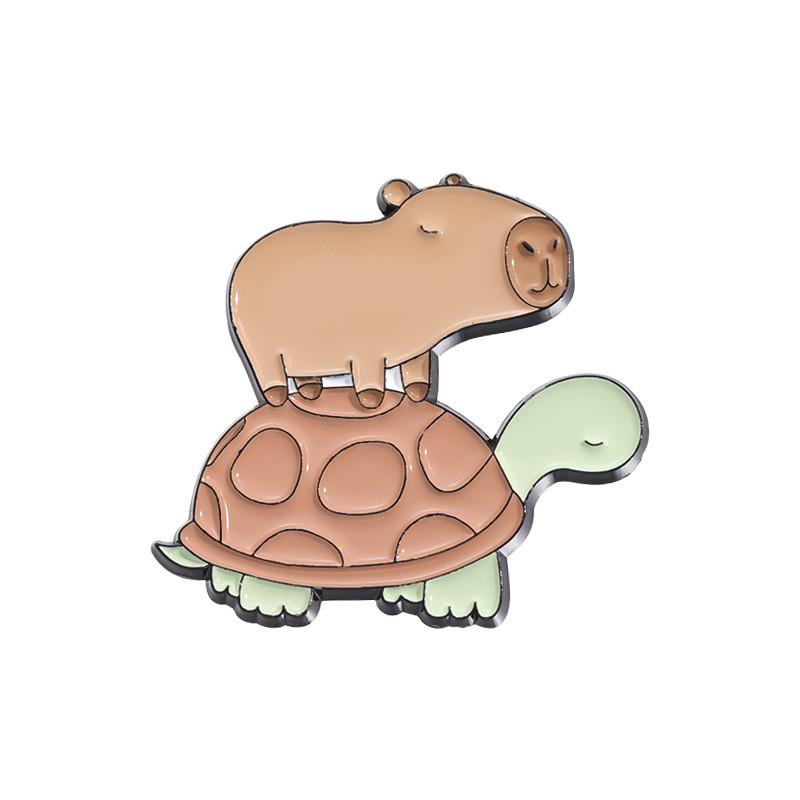 Animal Versatile Capybara Pins Set Perfect For Collectors Looking For Unique Pieces Decorative