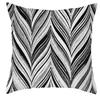 45*45cm Black and White Cushion Cover Waist Pillowcase Nordic Geometric Throw Pillow Sofa Bedroom Pillowslip Car Home Decor