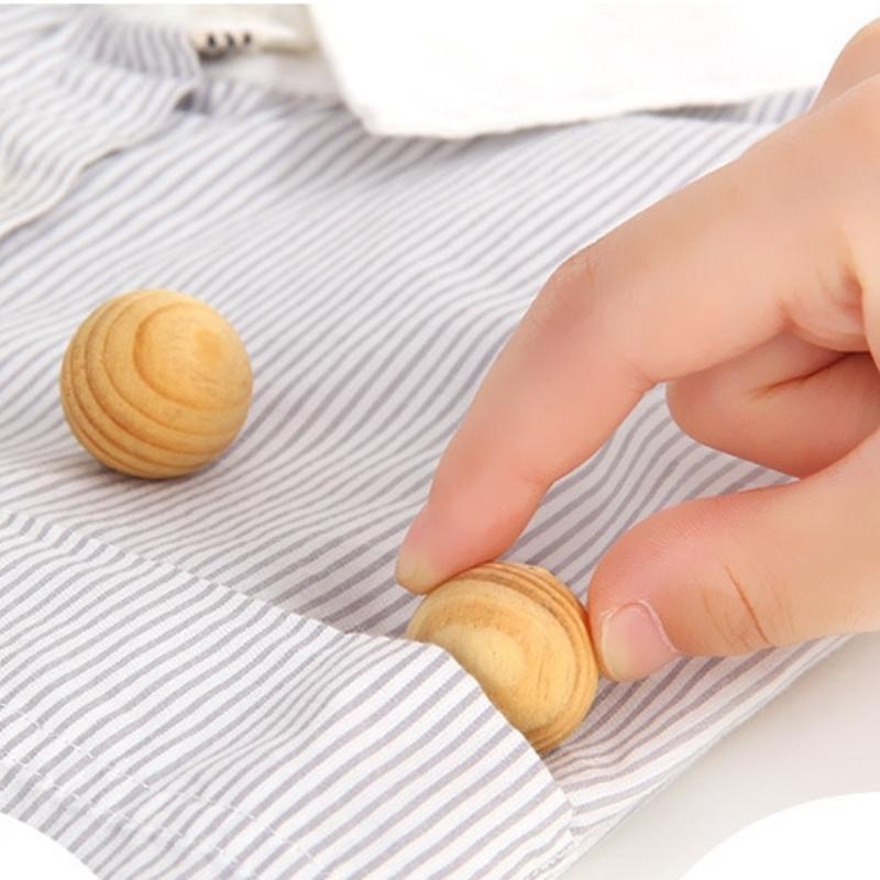 5/10/15PCS Natural Camphorwood Moth Balls Camphor Repellent Wardrobe Clothes Drawer