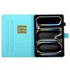 For iPad Pro 11 (2024) Etui Mønster PU Lær Nettbrettdeksel med Blyantholder