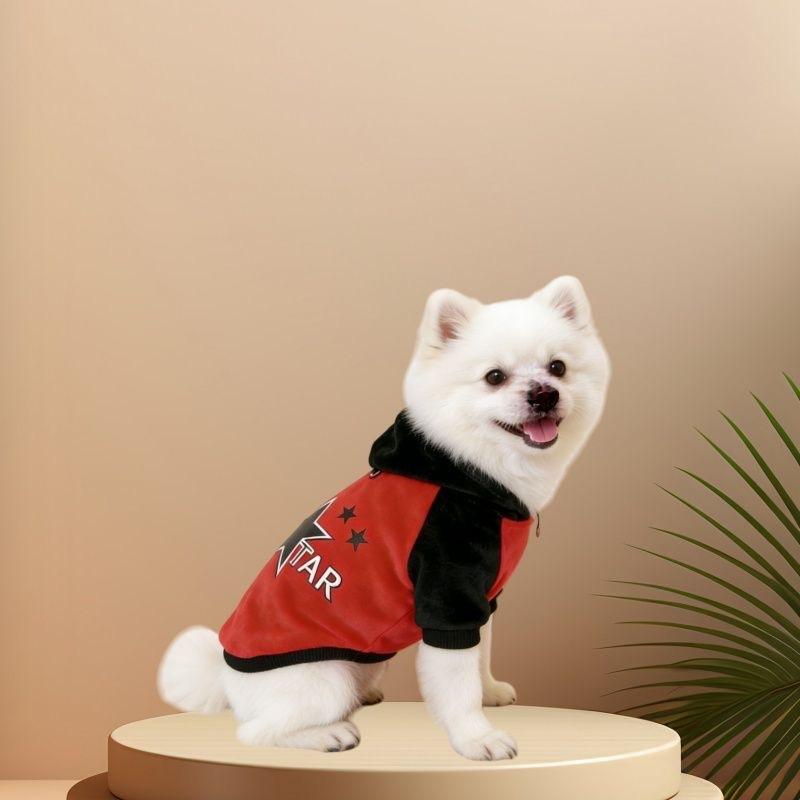 Arctic Velvet Pet Clothes Double-sided Wear Silver Fox Velvet Thickened Thermal Sweater Puppy Dog Clothing Pet Clothing