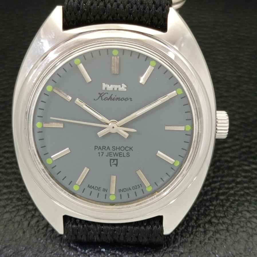 CLASSIC HMT MANUAL WINDING MENS GREY DIAL WRIST WATCH A426482-2