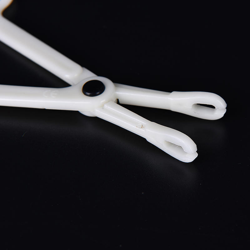 1 stk Piercingutstyr Verktøy Klemme Engangs Plast Slisset Rund Pinsett Jb