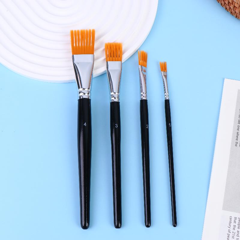 1/4Pcs Watercolor Brushes - Available In Multiple Sizes For Artists' Variety Of Painting Techniques Drawing Accessories