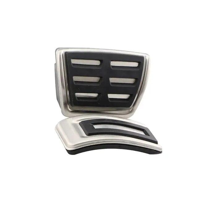 Color My Life LHD für Volkswagen VW Golf 8 MK8 Pedale Gas Bremspedal Schutzpolster Abdeckung Edelstahlteile