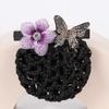 Headwear Butterfly Korean Bun Snood Hairgrips Cover Net Women Spring Clips Professional Headdress