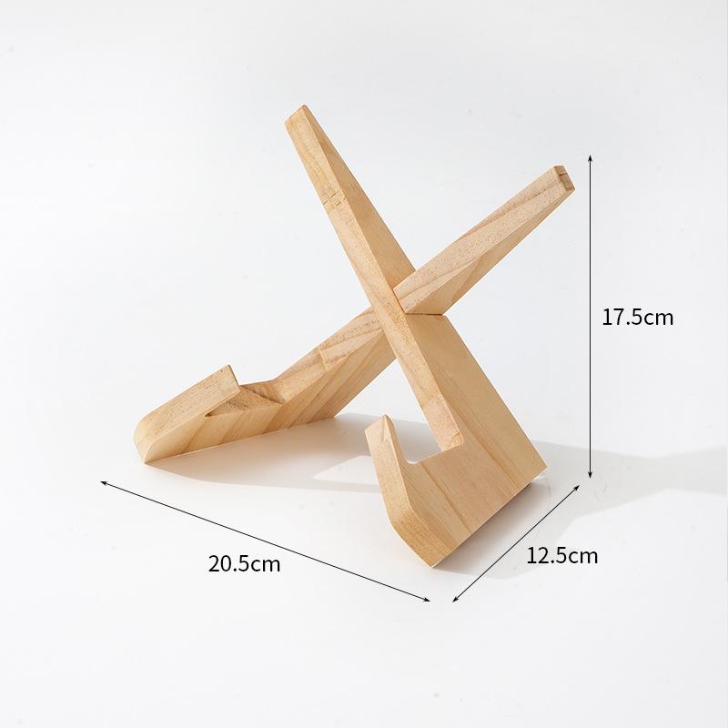 Wooden Cookbook Stand Flat Stand Base Kitchen Cookbook Stand Reading Stand Wooden Record Stand Resding Stand