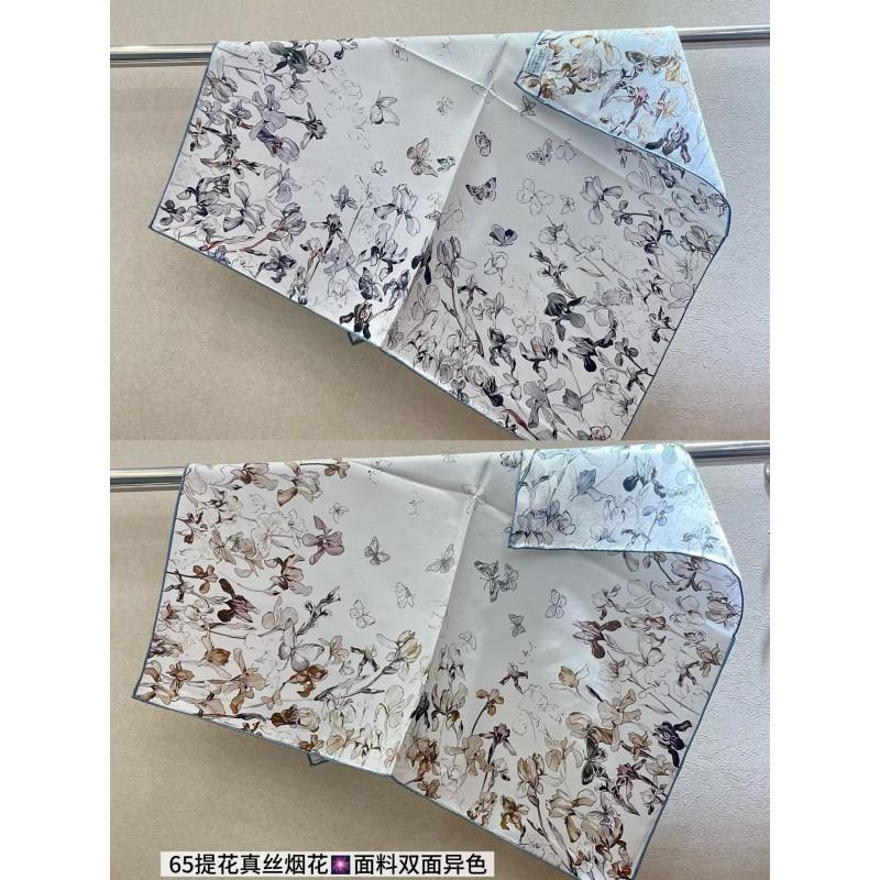 16 Momme 100% Mulberry Silk Square Scarf Womens Fashion Shawl