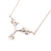 Les Trésors De Lily [C4572] - Silver Necklace 'Anastacia' Silver White (rhodium-plated) - 50x15 Mm