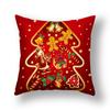 Christmas and New Year decoration pillowcase sofa cushion cover bedroom room home decoration Christmas gift 45x45cm