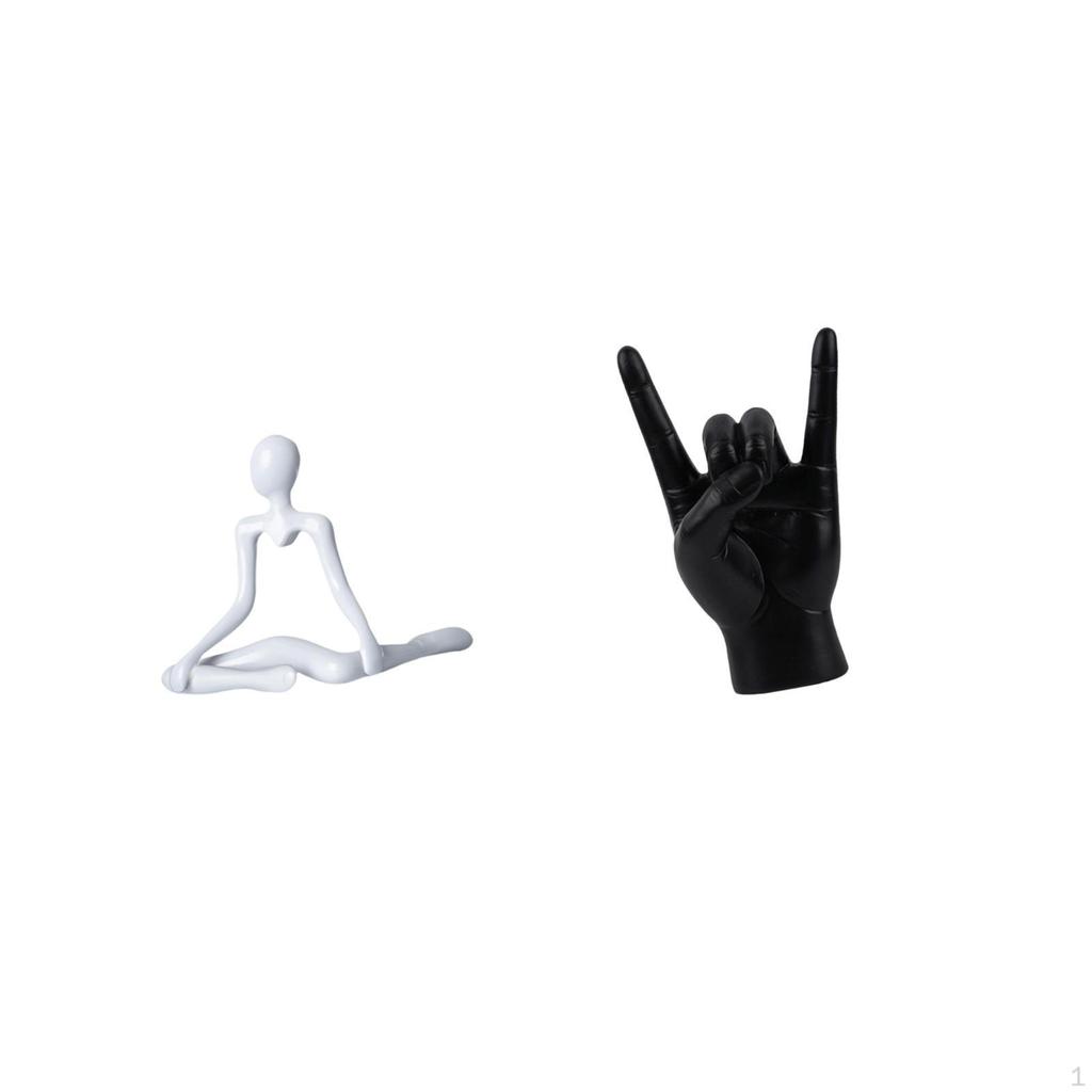 Creative Thinker Hand Gesture Sculpture Unique Abstract Figurine for Bedroom Entrance Apartment
