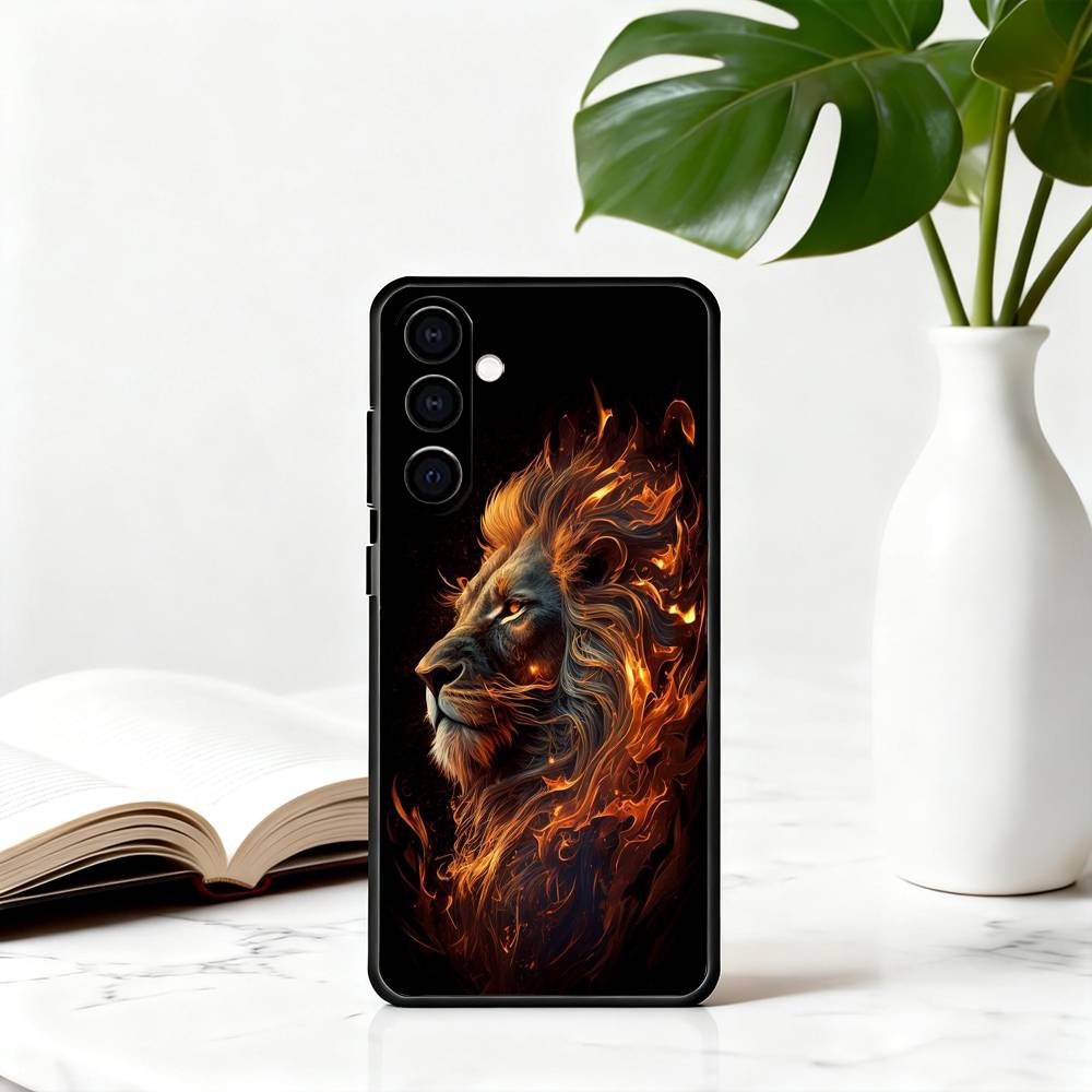 

Чехол для телефона L-Lion с узором P для Samsung Galaxy A73,A72,A71,A70,A53,A52,A51,Других Мягкий Черный Чехол Samsung a30 a20