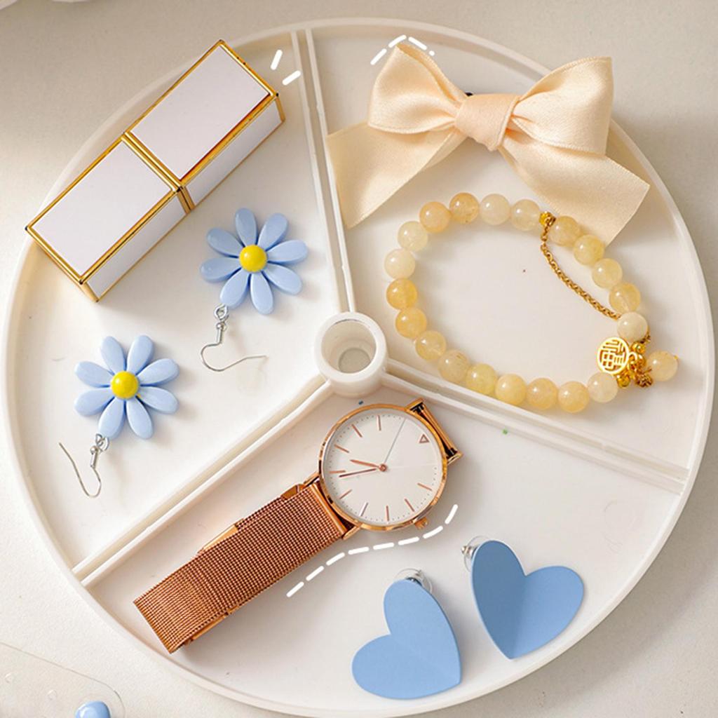 Jewelry Display Stand Hanger with Storage Tray Multifunctional for Hair Accessories Dresser