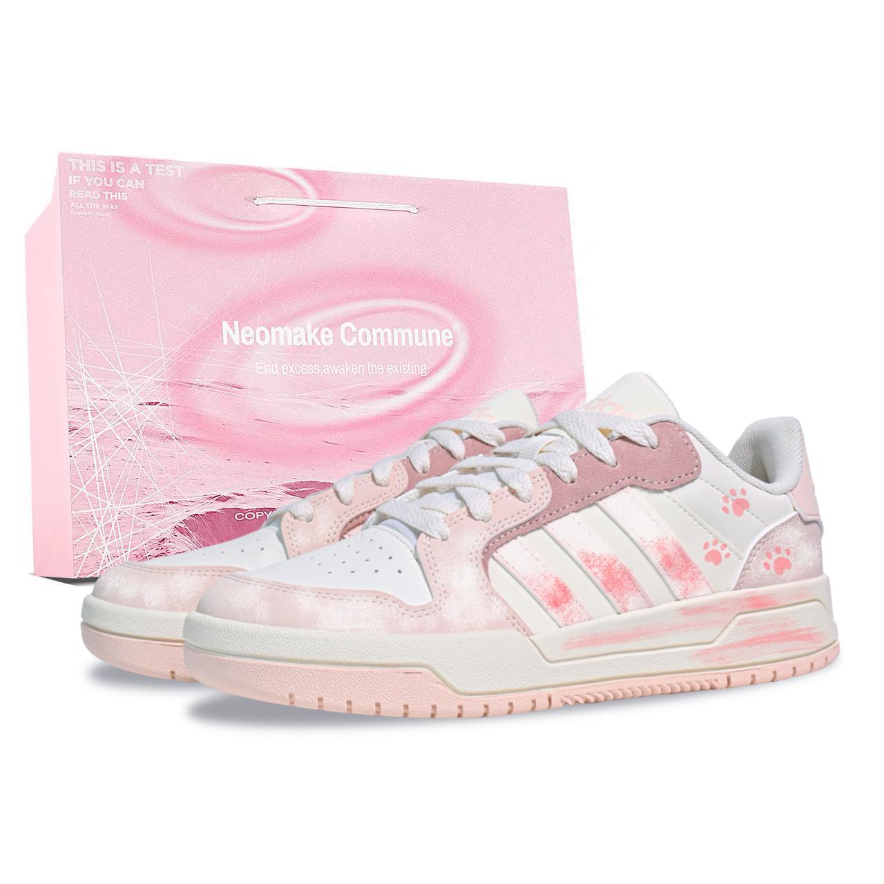 

Adidas ENTRAP Slip Resistant Abrasion Resistant Low top Skateboard Shoes Unisex Pink IE3904(Team949-LD) 38⅔