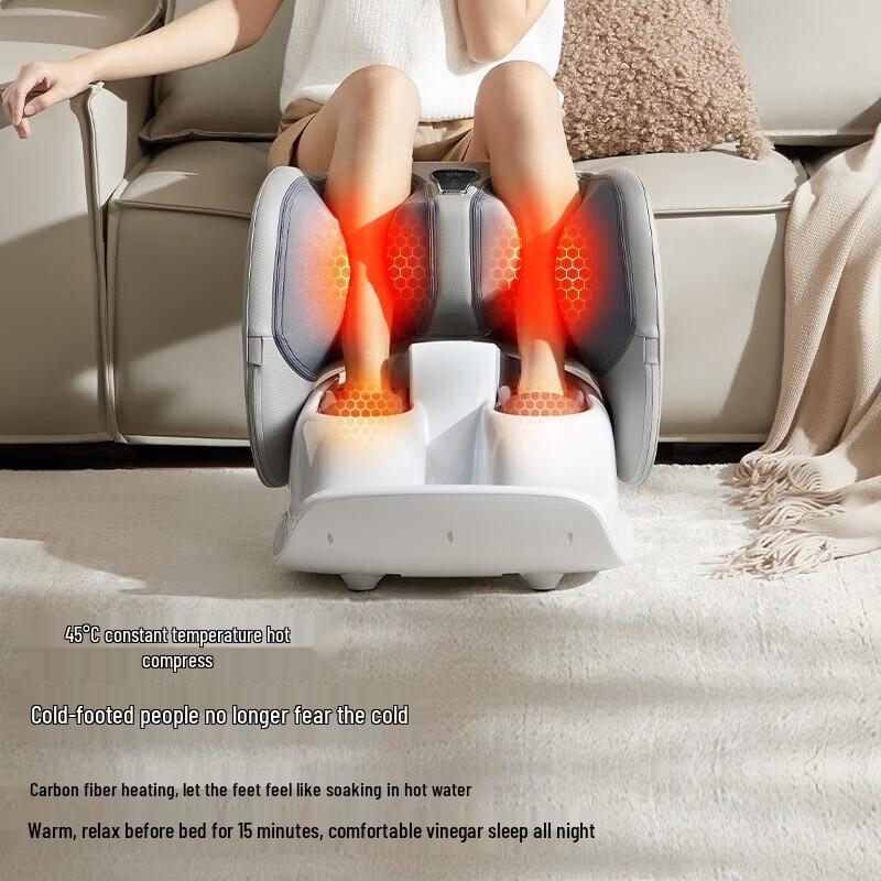 Aux Foldable Foot & Calf Massager with Heat
