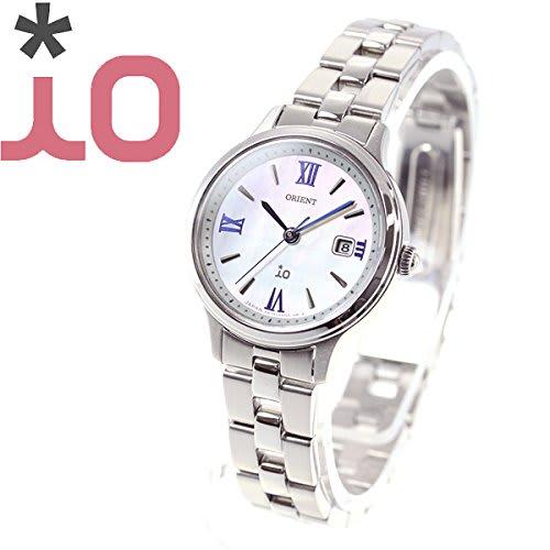 Orient iO Solar Watch, Made in Japan, with Manufacturer's Warranty, Women's, RN-WG0007A, White