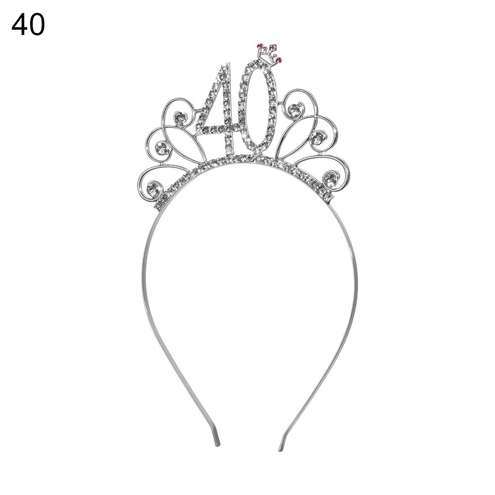 Decor Crystal Crown Tiara Birthday Party Decoration Diadem Hair Jewelry Birthday Crown Headband