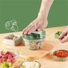Food Chopper, Manual Vegetable Grinder, Pulling Out String Dried Fruit Crusher Shredding, Onion Cutter