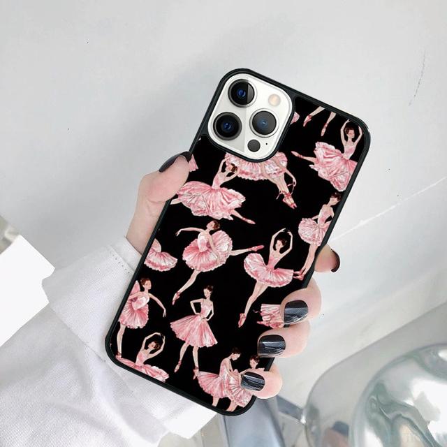 Ballerina Ballet Shoes Dance Girl Phone Case Cover For iPhone 17 Air 15 16 14 11 12 13 Pro MAX Plus