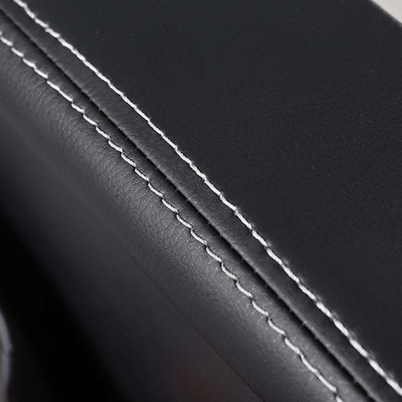 PU Leather Car Armrest Mat Center Console ArmRest Protection Cushion Case Cover Pad For MG4 EV 2024 Mg 4 EH32 2024 Accessories