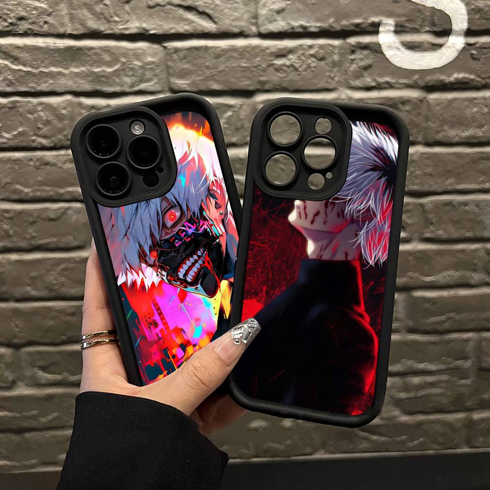 Tokyo Ghoul Black Phone Case For iPhone 17 16 E 15 14 13 12 11 Pro Max Plus Back Cover
