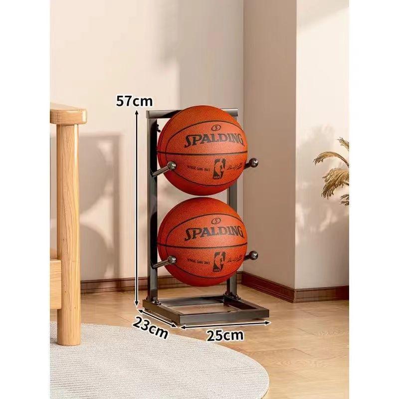 Kindergarten Basketball Hoop Stand and Ball Storage Rack
