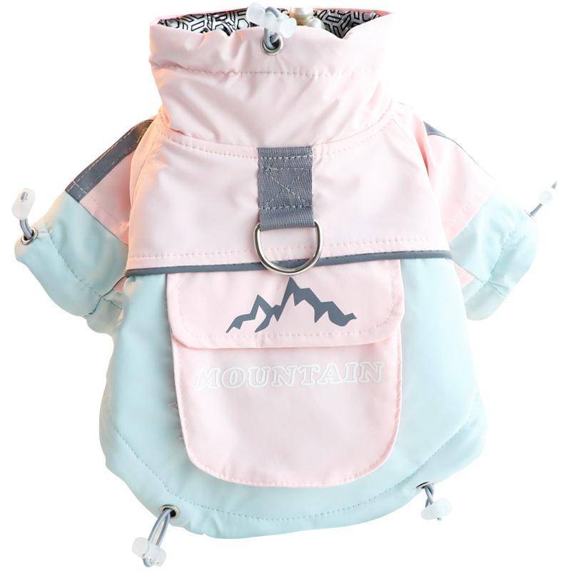 Thick Waterproof Dog Winter Coat 3-Proof Warm Outdoor Jacket for Small Dogs Cold-Resistant Pet Clothing