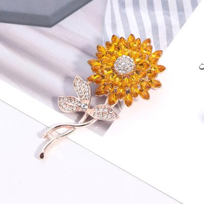 1 pezzo di spille di girasole per donne e uomini, fiori, matrimoni, ufficio, spille, regali