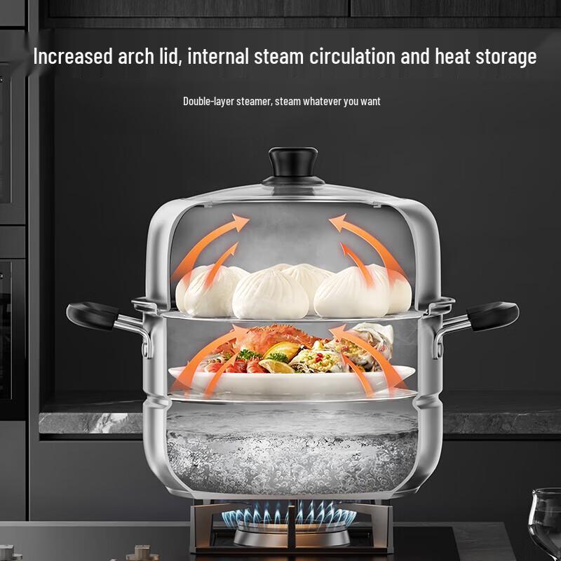 Canbo 2-Layer Stainless Steel Multipurpose Steamer Pot