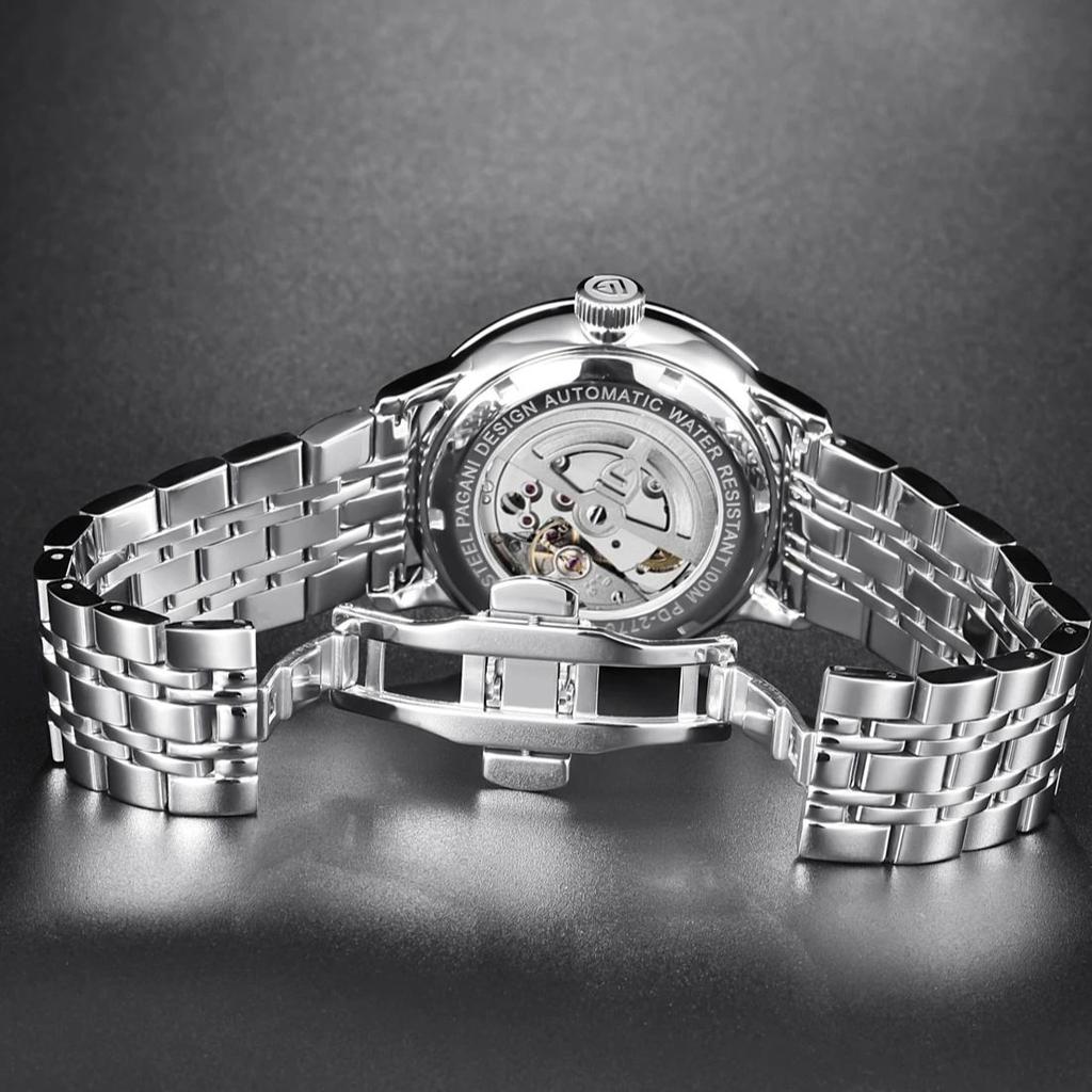 PAGANI DESIGN New Mechanical Watch Seagull 2813 Movement 43mm Stainless Steel Case 100M Water Resistance Men's Watch PD2770