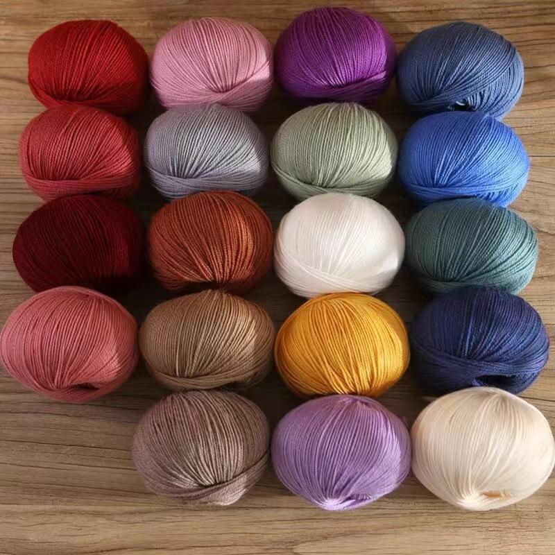 Worsted Imported Australian Yarn Thread, 4 Strands of 50g Medium and Rough Hand-woven Non-pilling Wool Blended DIY Knitting