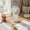 Portable Desktop Rechargeable Fan with One Hour Battery Life Adjustable Speed Settings Compact Size Suitable for Students and Office Use