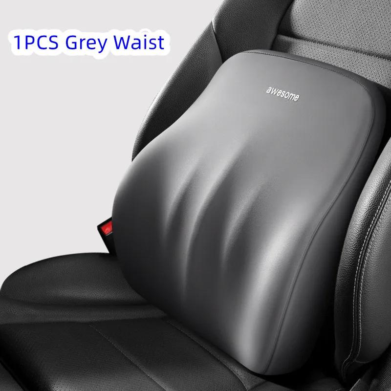 Car Lumbar Back Support Headrest Neck Pillow Memory Foam Lumbar Pillow Universal Soft Neck Pillows Cushion Car Supplies