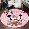 Personalized M-Minnie Round Chair Office Rug - Perfect for Mat, Office Chair & More - Ideal Gift for Birthdays and Holidays