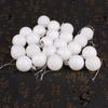 24Pcs Hanging Pendants Ornament Decorative Round Plastic Ornaments Ball Party