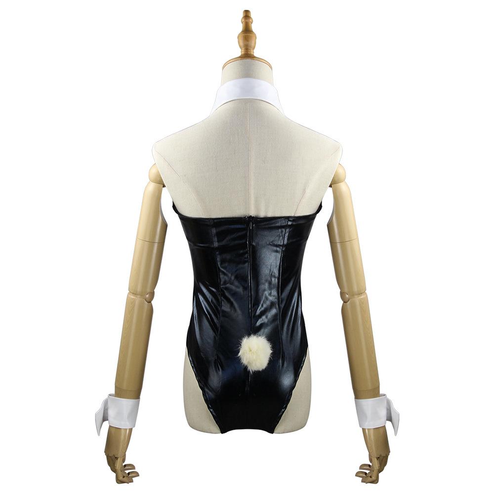 Damen Übergröße Anime Bunny Senpai Cosplay Kostüm Halloween Damen Schwarz Sexy Jumpsuit Träumt Nicht Von Sakurajima Mai Outfits