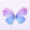 50 ks 3D šifonové vyšívané nášivky motýlů Oblečení Šicí nášivka Svatební doplňky do vlasů
