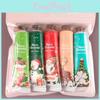 Gift Cream Christmas 5pcsbox Ice Hand Cream Set 30g Fruit Fragrance Moisturizing Hydration