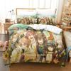 Neues Code Realize Guardian of Rebirth Bettwäscheset Cartoon Anime dreiteiliges Set Erwachsener Kind Schlafzimmer Bettbezugsets 3D Kawaii