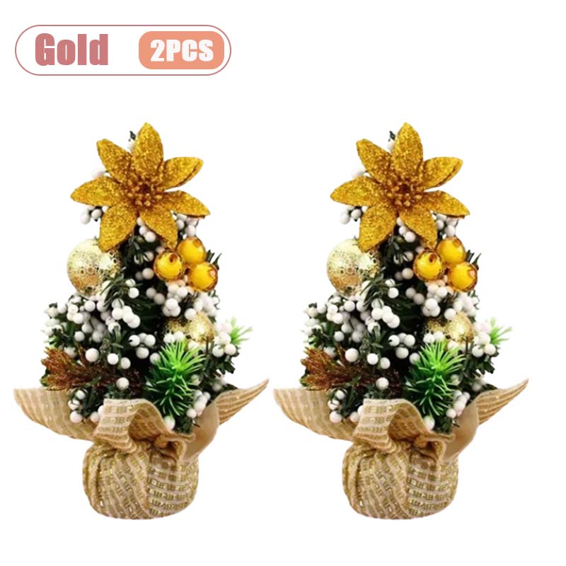 Mini Kerstboom Kleine Bureau Tafelblad Decoratie Schattig Feestelijk Vakantie Ornament voor Kinderen Kerstcadeau Winter Huisdecoratie