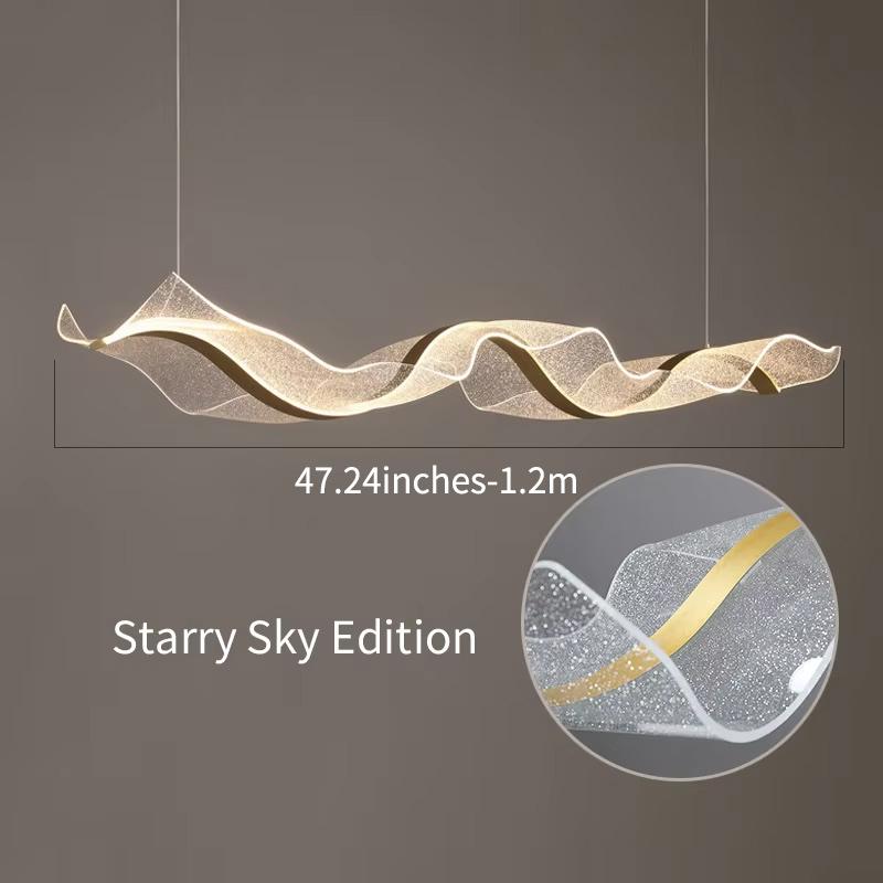 

Современный минималистский подвесной светильник для барной стойки ресторана, креативный длинный подвесной светильник для обеденного стола в гостиной remote control