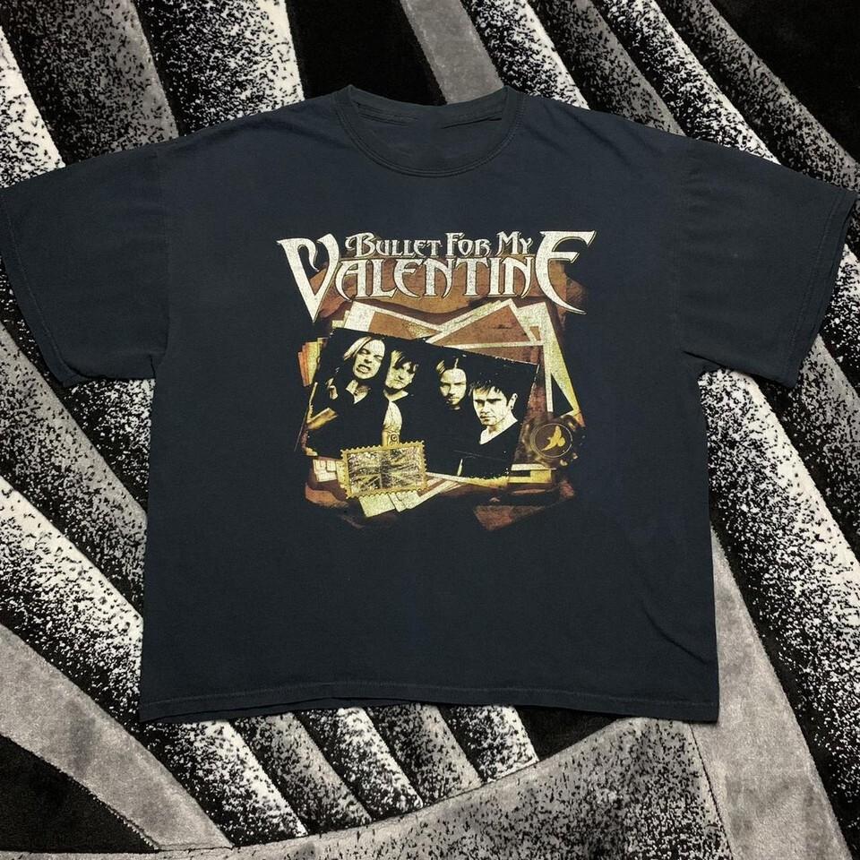 Bullet for My Valentine Band Black T-Shirt Cotton Unisex S-5XL L