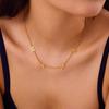 Stainless Steel Mama Letter Pendant Necklace Simple Fashion Gold Color Clavicle Choker for Women Perfect Mother's Day Gift
